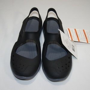 New Crocs Swiftwater Wave Black